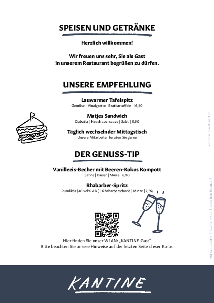 Startseite - Kantine