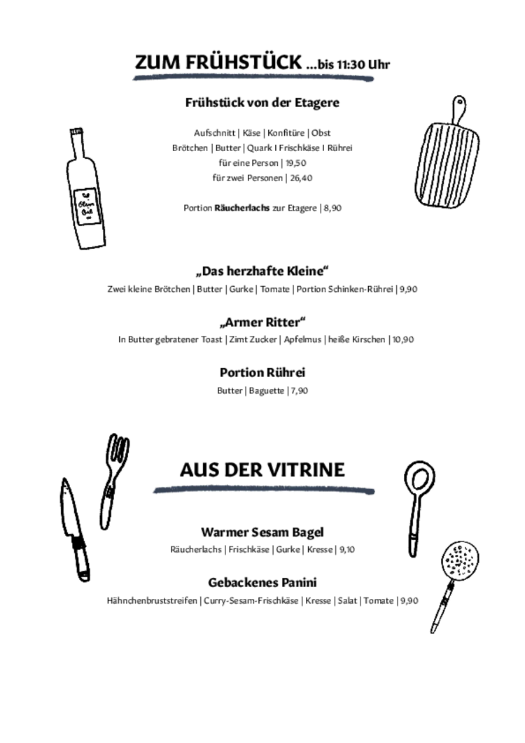 Speisekarte